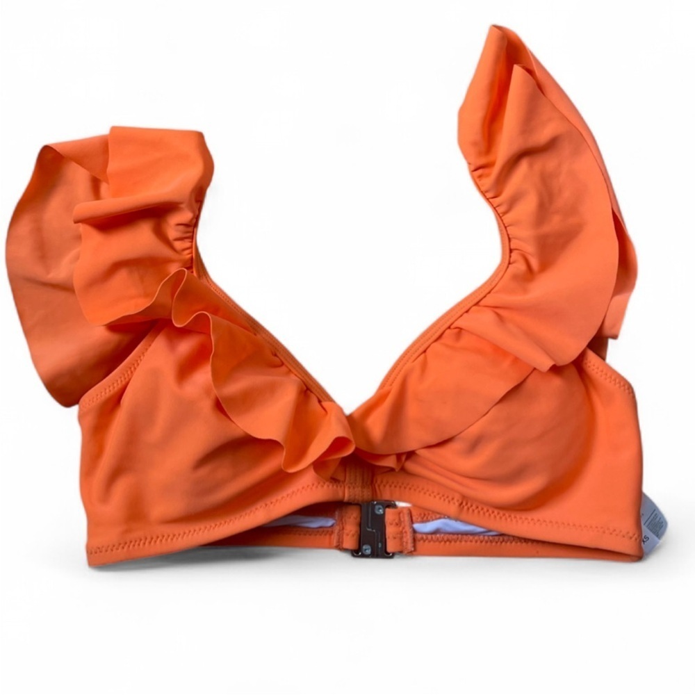 Cupshe Vibrant Orange Bikini Top